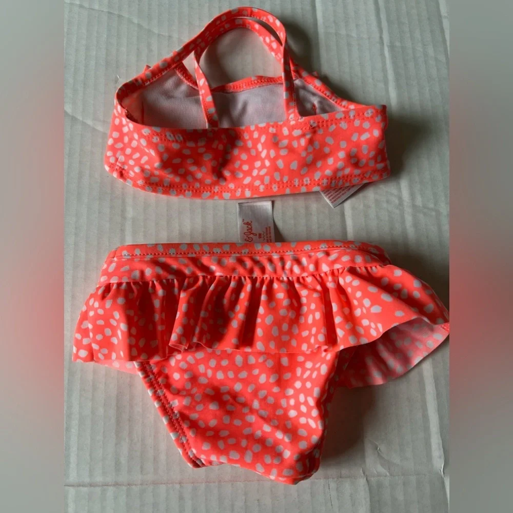 20. Cat & Jack Girls' Swimwear pink polka dots